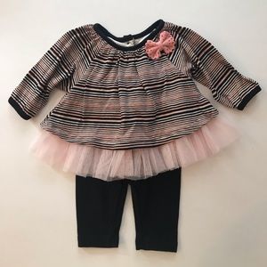 Pippa & Julie 2pc outfit 3 month